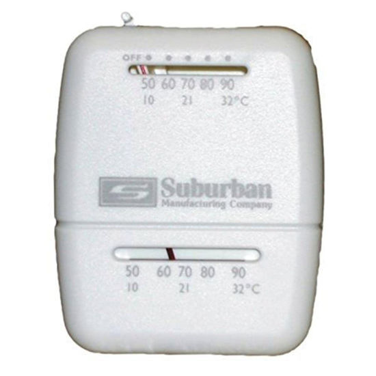 Picture of Suburban 161154 Wall Thermostat - Heat Only - White