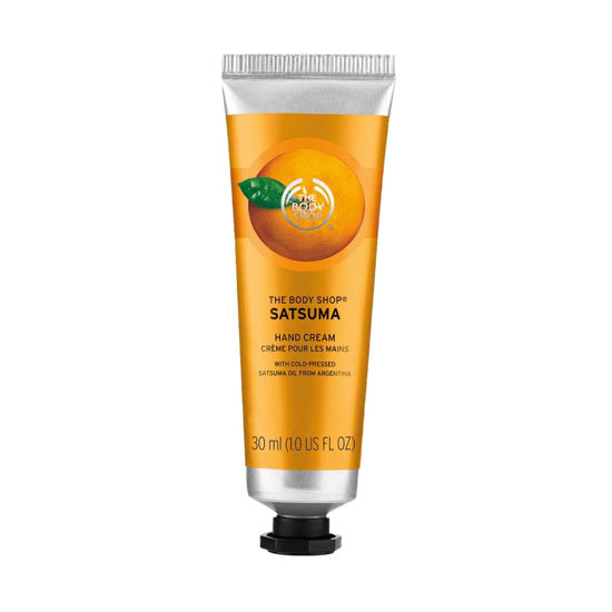 Picture of The Body Shop Satsuma Hand Cream - Citrus Fragrance, On-the-Go Hydration & Protection - Vegan - 1.0 oz