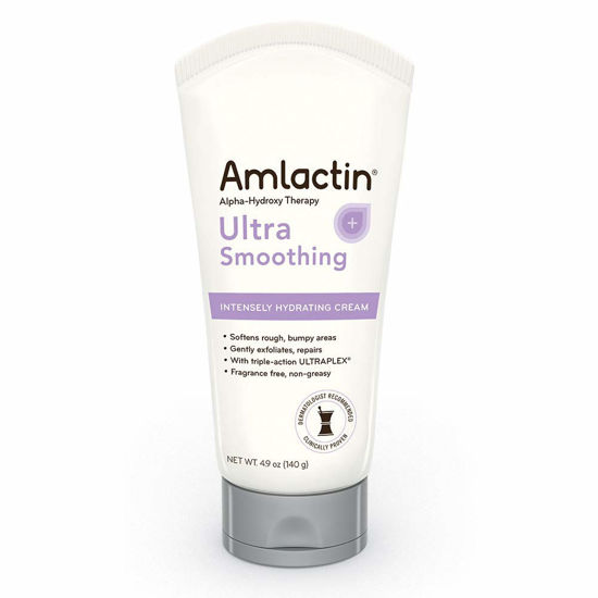 Picture of AmLactin Ultra Smoothing Intensely Hydrating Body and Hand Cream for Rough, Bumpy, Dry Skin, 4.9 Ounce