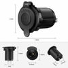 Picture of Cigarette Lighter Socket Car Marine Motorcycle ATV RV Lighter Socket Power Outlet Socket Receptacle 12V Waterproof Plug by ZHSMS