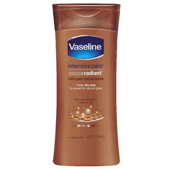 Picture of Vaseline Intensive Care hand and body lotion Cocoa Radiant 10 oz, Pack of 4