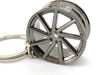 Picture of Silver Vossen Wheel Replica Keychain Automotive Part Car Gift Key Chain Ring