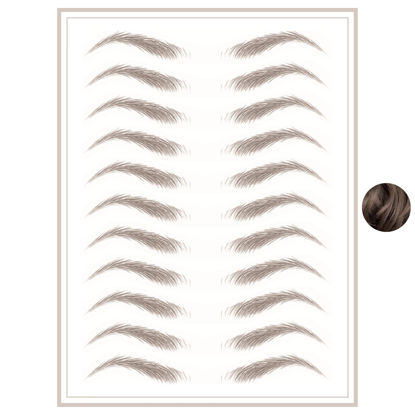 Picture of Brows by Bossy Studio & Co Temporary Eyebrow Tattoos Waterproof Eyebrow Stickers, False Tattoos Hair Like Peel Off Instant Transfer Brows For Women And Men