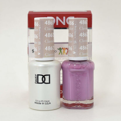 Picture of DND Soak Off Gel Polish Dual Matching Color Set 486, Classical Violet by DND Duo Gel