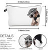 Picture of Small Toiletry Bags for Women, Adorable Roomy Makeup Pouch Loomiloo Travel Water Resistant Cosmetic Purse Accessories Organizer Girls Gift(Cat 55734)