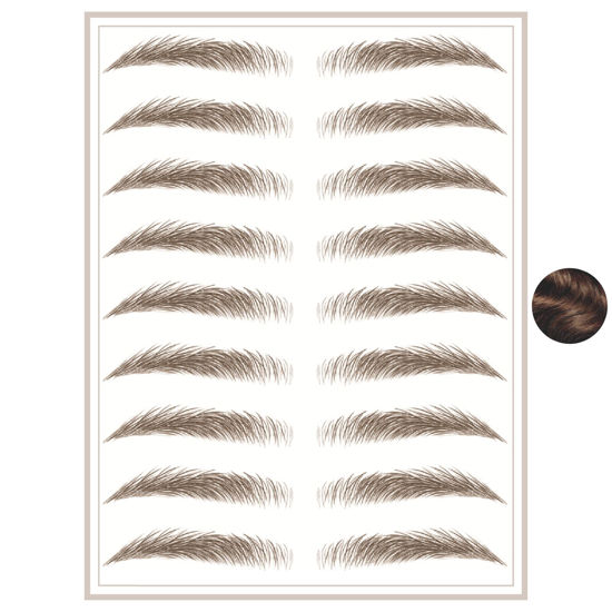 Picture of Brows by Bossy Studio & Co Temporary Eyebrow Tattoos Waterproof Eyebrow Stickers, False Tattoos Hair Like Peel Off Instant Transfer Brows For Women And Men