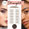 Picture of Brows by Bossy Studio & Co Temporary Eyebrow Tattoos Waterproof Eyebrow Stickers, False Tattoos Hair Like Peel Off Instant Transfer Brows For Women And Men