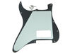 Picture of KAISH 11 Hole ST Strat One Humbucker Guitar Pickguard Scratch Plate Fits Fender Delonge Black Pearl