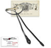 Picture of Walker & Williams M-41 Black Leather Mandolin Strap For A or F Types