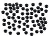 Picture of 1440PCS Art Nail Rhinestones non Hotfix Glue Fix Round Crystals Glass Flatback for DIY Jewelry Making with one Picking Pen (ss12 1440pcs, Jet Black)