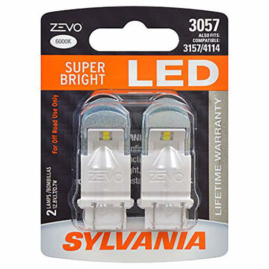 Picture of SYLVANIA ZEVO 3057 White LED Bulb, (Contains 2 Bulbs)