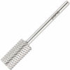 Picture of PANA Professional 3/32" Shank Size - Flat Top Large Barrel Silver Carbide Bit Coarse Grit - Nail Drill Bit for Dremel Machine