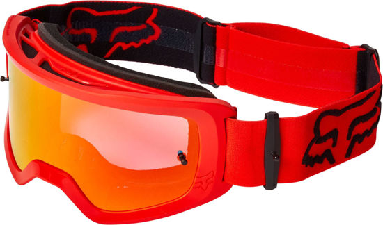 Picture of Fox Racing Main Motocross Goggle, STRAY Flo Red - Spark Mirror Lens