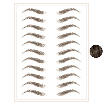 Picture of Brows by Bossy Studio & Co Temporary Eyebrow Tattoos Waterproof Eyebrow Stickers, False Tattoos Hair Like Peel Off Instant Transfer Brows For Women And Men