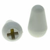 Picture of KAISH 2pcs Guitar 5 Way Switch Tip Cap Switch Knob for Stratocaster/Strat Made in USA White