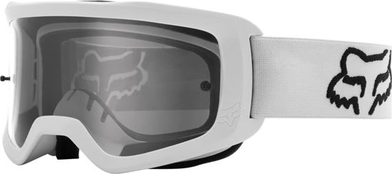 Picture of Fox Racing Main Motocross Goggle, STRAY White - Clear Lens