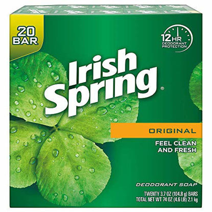 Picture of Irish Spring Deodorant Soap (20 Count, Icey Blast)