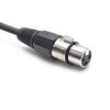 Picture of Seismic Audio - SATRXL-F2 - Black 2' XLR Female to 1/4" TRS Patch Cable