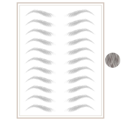 Picture of Brows by Bossy Studio & Co Temporary Eyebrow Tattoos Waterproof Eyebrow Stickers, False Tattoos Hair Like Peel Off Instant Transfer Brows For Women And Men