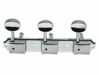 Picture of KAISH Chrome 3 per side 3x3 on a Plate Vintage Guitar Tuning Keys Tuners for Les Paul