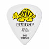 Picture of Dunlop 424P.73 Tortex® Wedge, White/Yellow, .73mm, 12/Player's Pack