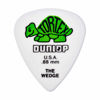 Picture of Dunlop 424R.88 Tortex® Wedge, White/Green, .88mm, 72/Bag