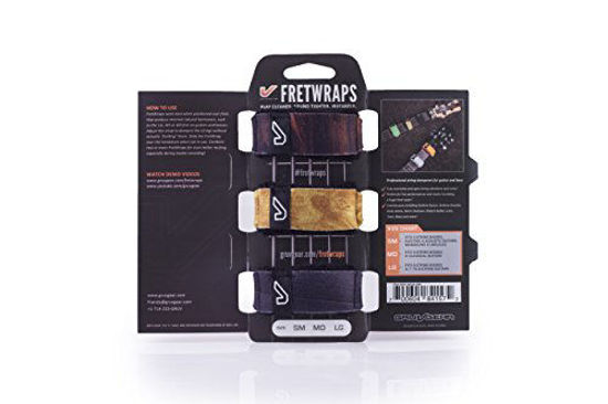 Picture of Gruv Gear FretWraps String Muters 3-Pack (Wood Print, Medium) (FW-3PK-WOD-MD)