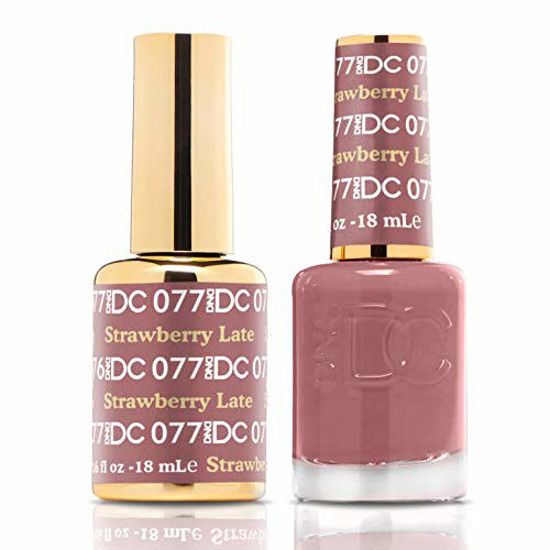 Picture of DND Premium DC Gel Set (DC 077 Strawberry Latte)