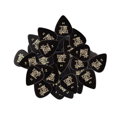 Picture of Ernie Ball Guitar Picks, Heavy, Black, 144-pack (P09124)