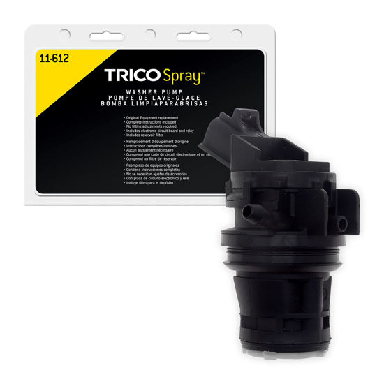 Picture of TRICO Spray Windshield Washer Pump (11-612) Fits Select Honda, Lexus, Mazda, Pontiac, Scion, and Toyota Model Years