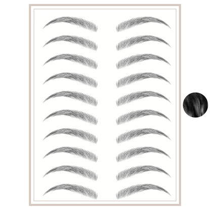 Picture of Brows by Bossy Studio & Co Temporary Eyebrow Tattoos Waterproof Eyebrow Stickers, False Tattoos Hair Like Peel Off Instant Transfer Brows For Women And Men