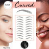 Picture of Brows by Bossy Studio & Co Temporary Eyebrow Tattoos Waterproof Eyebrow Stickers, False Tattoos Hair Like Peel Off Instant Transfer Brows For Women And Men