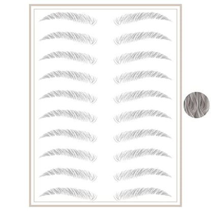 Picture of Brows by Bossy Temporary Eyebrow Tattoos Waterproof Eyebrow Stickers, False Tattoos Hair Like Peel Off Instant Transfer Brows For Women And Men | Natural Strokes, Shaping, Tint…