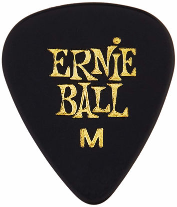 Picture of Ernie Ball Guitar Picks, Medium, Black, 144-pack (P09114)