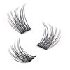 Picture of 72 Pcs Lash Clusters DIY Eyelash Extension C Curl mix 8-16 Wide Stem Cluster Lashes Individual Lashes Cluster Lashes Wisps Reusable Black Super Thin Band Lash Extension at Home (Nature Style-C 8-16)