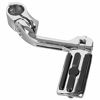 Picture of XFMT 1.25" 32 mm Long Angled Adjustable Highway Foot Pegs Peg Mount For Harley Davidson