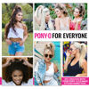 Picture of PONY-O 2 Pack Dark Blonde Original Patented Hair Accessory, Ponytail Holder, Hair Tie alternative