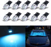 Picture of iBrightstar Extremely Bright 3030 Chipsets 168 175 194 2825 W5W T10 Wedge LED Bulbs for License Plate Interior Map Dome Trunk Lights, Ice Blue