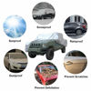 Picture of SEAZEN 6 Layers Pickup Truck Car Cover Waterproof All Weather, Outdoor Car Covers for Automobiles, Hail UV Snow Wind Protection, Universal Full Car Cover（231" to 242"）