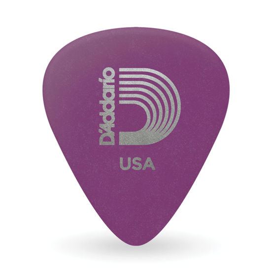 Picture of D'Addario Duralin Guitar Picks - Guitar Accessories - Guitar Picks for Acoustic Guitar, Electric Guitar, Bass Guitar - Great Strength, Grip, Durability - Purple, Heavy, 10-pack