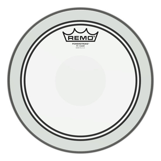 Picture of Remo P30310-C2 Clear 10-Inch Powerstroke 3 Drum Head - Clear Dot on Top