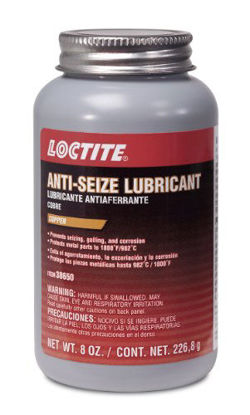 Picture of Loctite 38650-12PK Copper Anti-Seize Lubricant - 8 oz. Brush Top Cap, (Pack of 12)