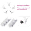 Picture of Premade Fans Eyelash Extensions 5D D Curl Mixed Tray Ponited Base Preamde Lash Fans Pro Point Volume Lash Extensions Supplies (5D-0.07D, 8-14mm)