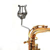 Picture of Alto Saxophone Sheet Music Clip Stand Stainless Steel Sax Lyre Clamp-On Holder