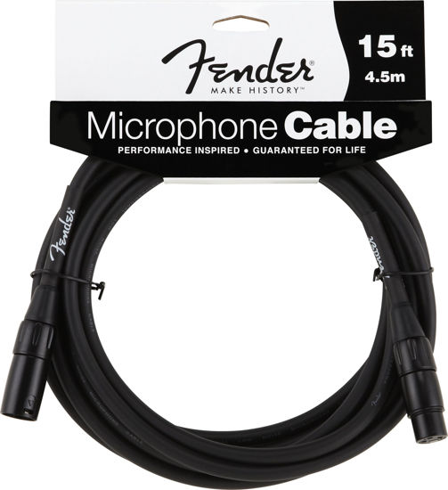 Picture of Fender Performance Series Microphone Cable for pro audio, and live sound