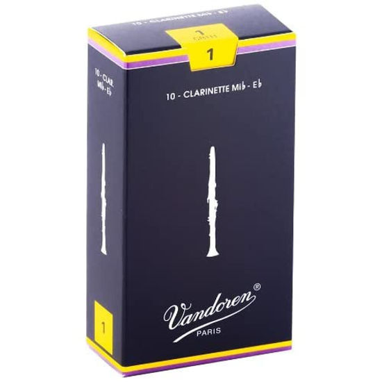 Picture of Vandoren CR111 Eb Clarinet Traditional Reeds Strength 1; Box of 10