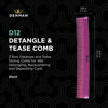 Picture of Denman 3 Row Detangle and Tease Styling Comb (PINK) for Wet Detangling, Backcombing and Separating Curls - D12