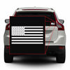 Picture of American US Flag [Pick Color/Size] Vinyl Decal Sticker for Laptop/Car/Truck/Window/Bumper (10in x 5.5in, White)