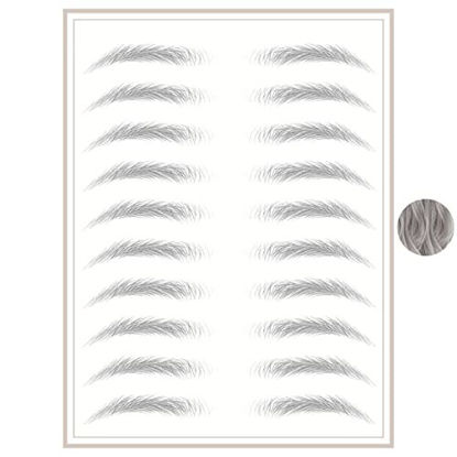 Picture of Brows by Bossy Temporary Eyebrow Tattoos Waterproof Eyebrow Stickers, False Tattoos Hair Like Peel Off Instant Transfer Brows For Women And Men | Natural Strokes, Shaping, Tint…