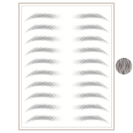 Picture of Brows by Bossy Temporary Eyebrow Tattoos Waterproof Eyebrow Stickers, False Tattoos Hair Like Peel Off Instant Transfer Brows For Women And Men | Natural Strokes, Shaping, Tint…